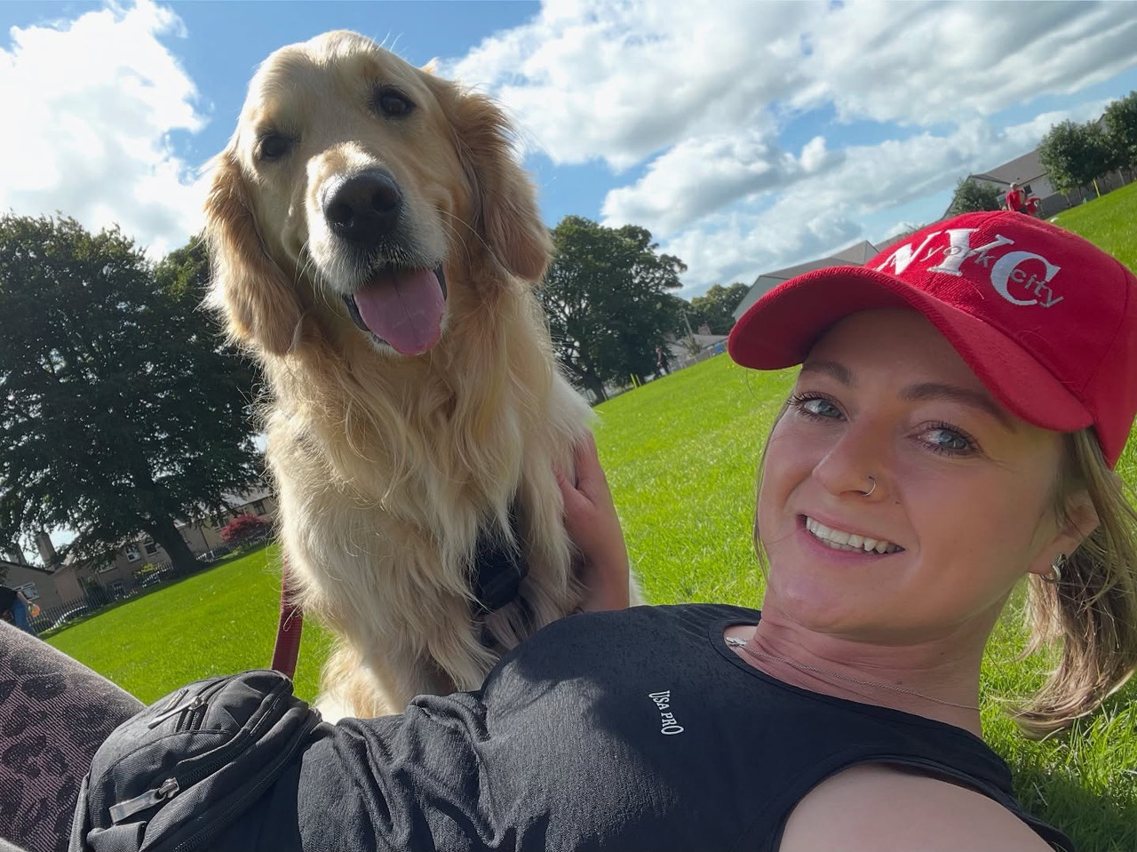 Helen from Wainwright's Canine Academy with her dog Arnold
